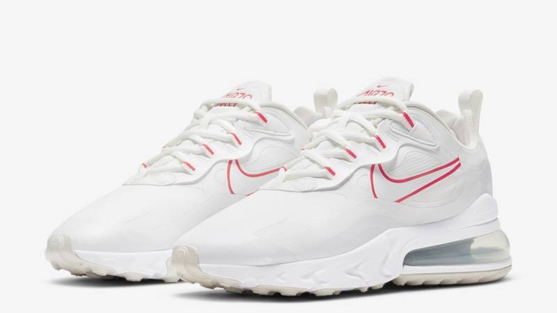 Nike Air Max 270 React White Bright Pink Where To Buy Cv18 101 The Sole Supplier