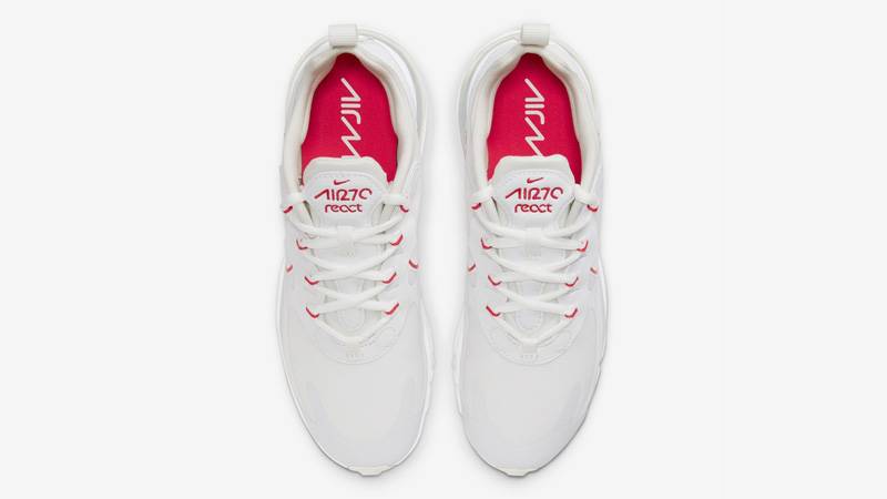 Nike Air Max 270 React White Bright Pink Middle