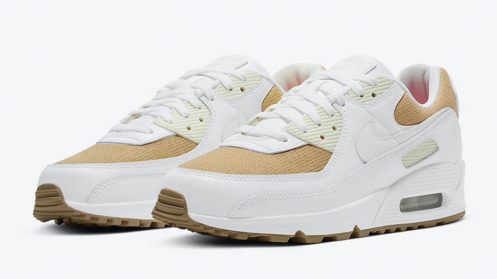 nike air max 90 burlap pair shot