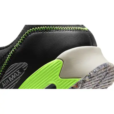 Nike Blazer Low Releasing with Glitch Swooshes Electric Green Closeup