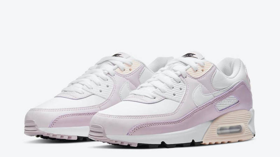 air max 90 white pastel