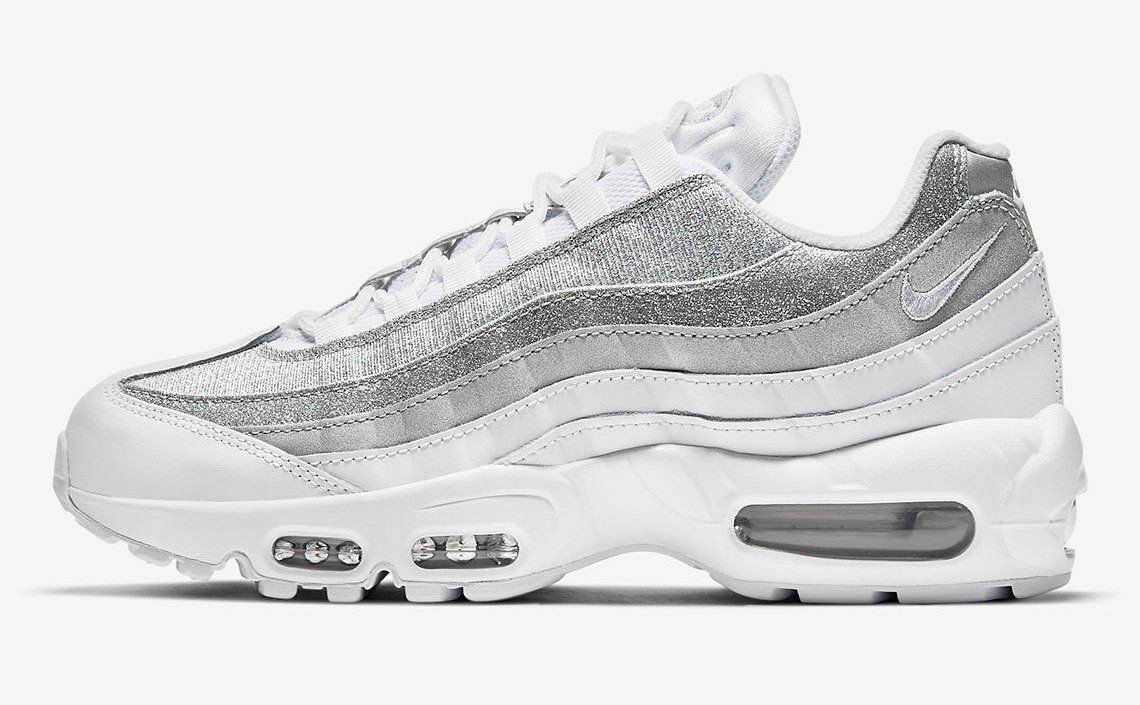 Nike Air Max 95 White Metallic Silver