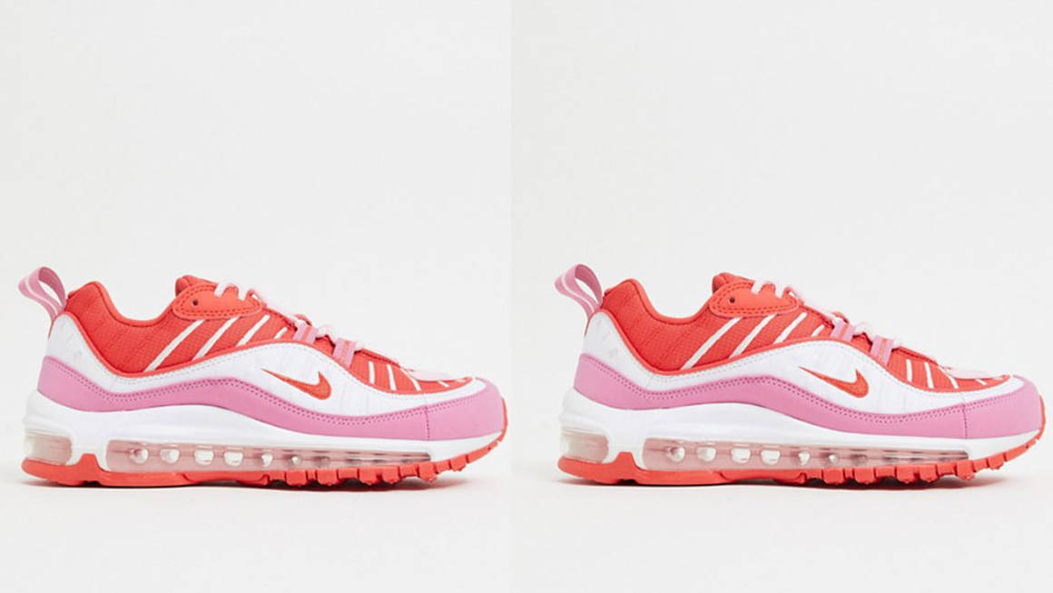 nike air max 98 red and pink