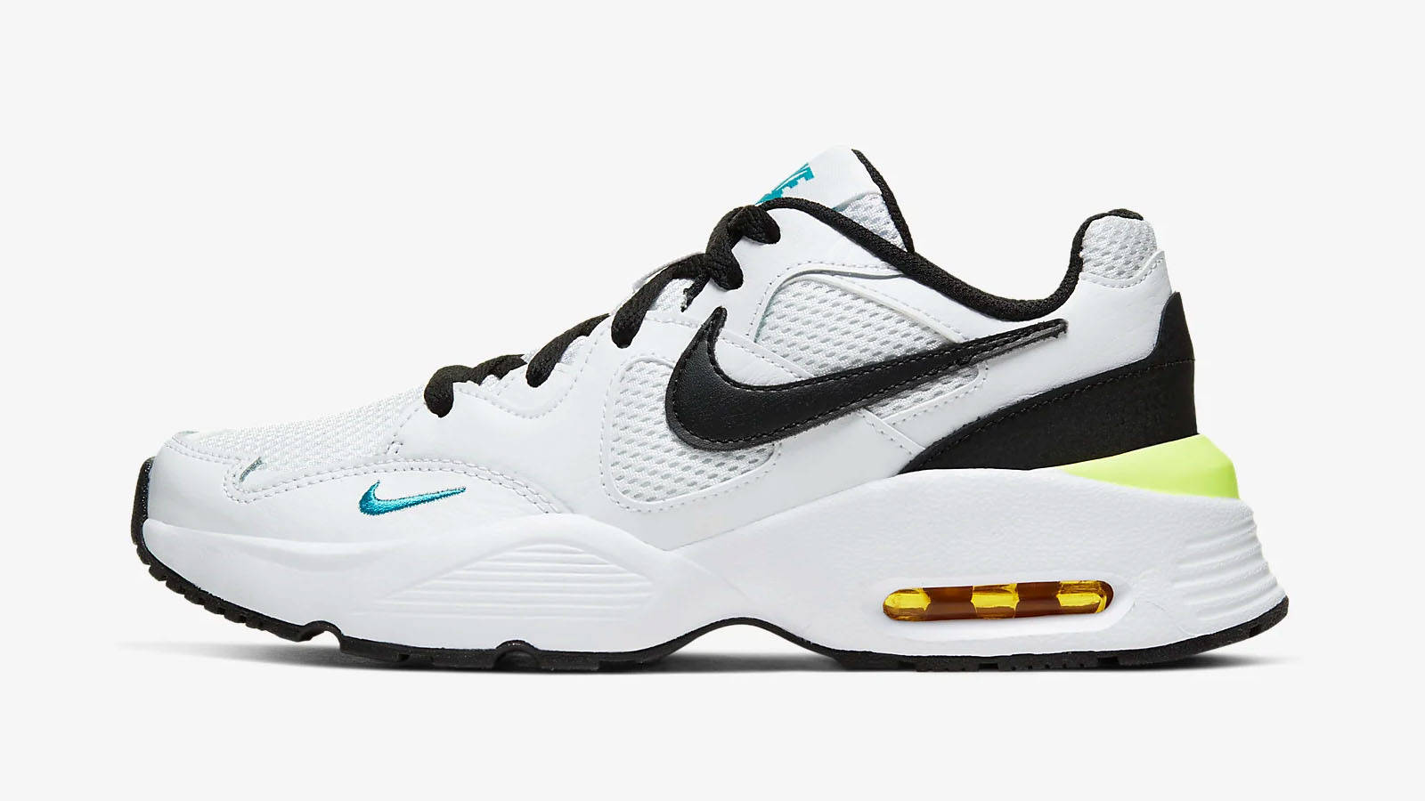 nike air max fusion GS black white