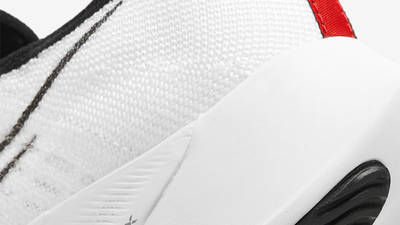 Nike Air Zoom Tempo NEXT% White University Red Closeup