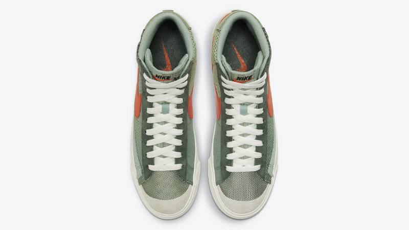 Nike Blazer Mid 77 Patch Dutch Green Team Orange Middle