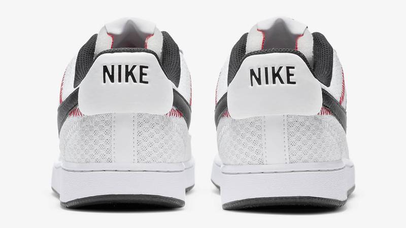 Nike Court Vision Low Premium White Black Back