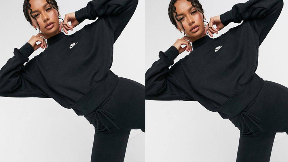 Nike Cropped Sweatshirt ASOS