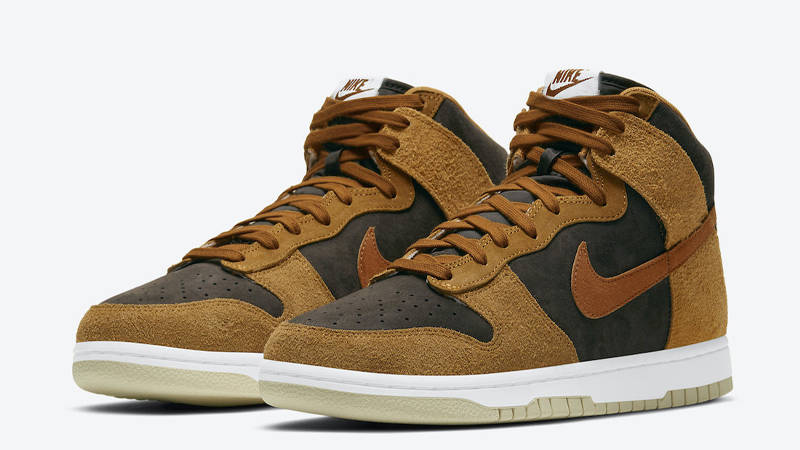 nike dunk high russet