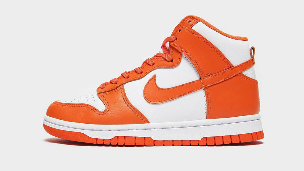 Nike Dunk High Syracuse White Orange Blaze 3