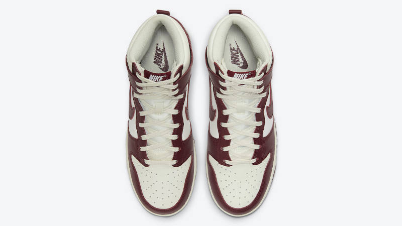 Nike Dunk High Team Red Middle