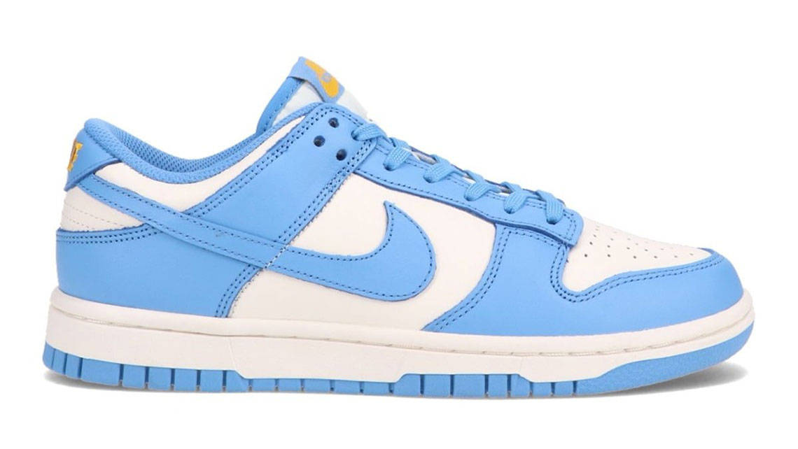 Nike dunk low coast blue sail side