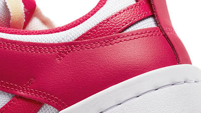 Nike Dunk Low Disrupt Siren Red White Closeup