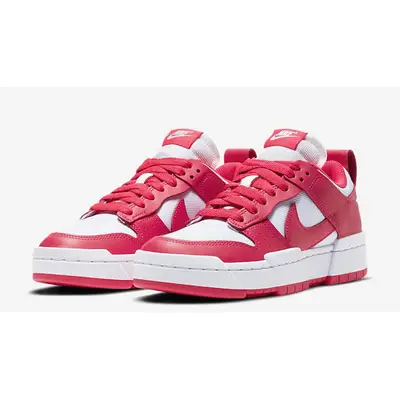 Nike Dunk Low Disrupt Siren Red White Front