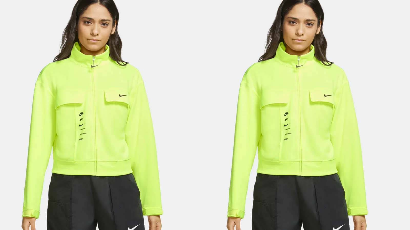 nike jacket volt swoosh