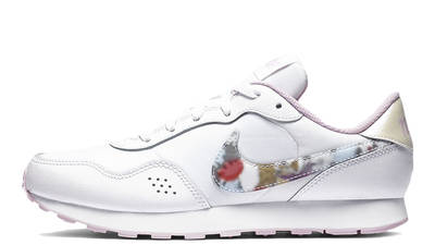 Nike MD Valiant GS Floral Print White Light Arctic Pink