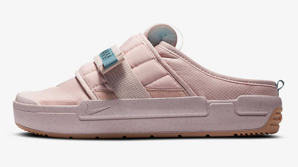 nike offline slide stone mauve side shot nike offline slide stone mauve side shot