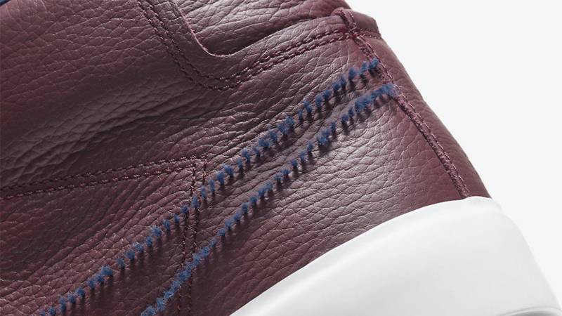 Nike SB Blazer Mid Edge Team Red Closeup