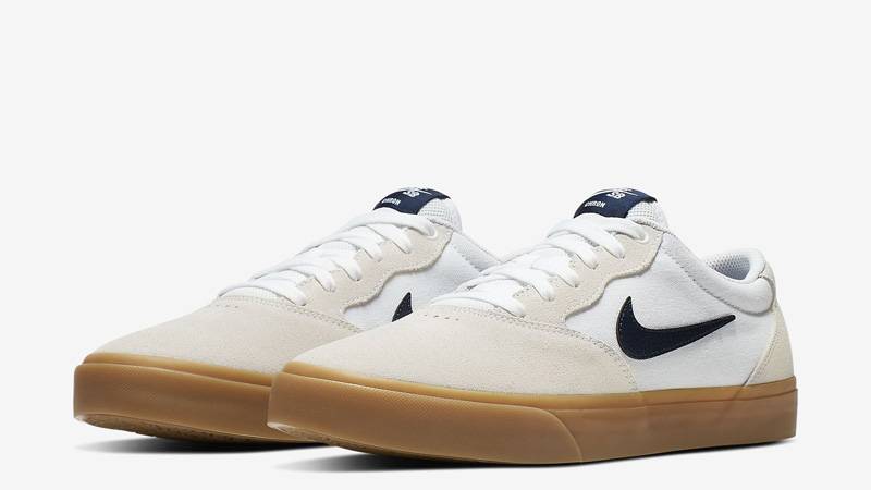 Nike SB Chron Solarsoft White Obsidian Front
