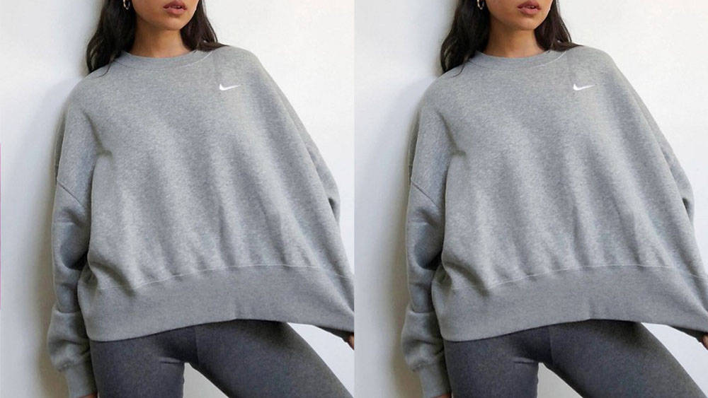 Nike Sweatshirt Grey ASOS