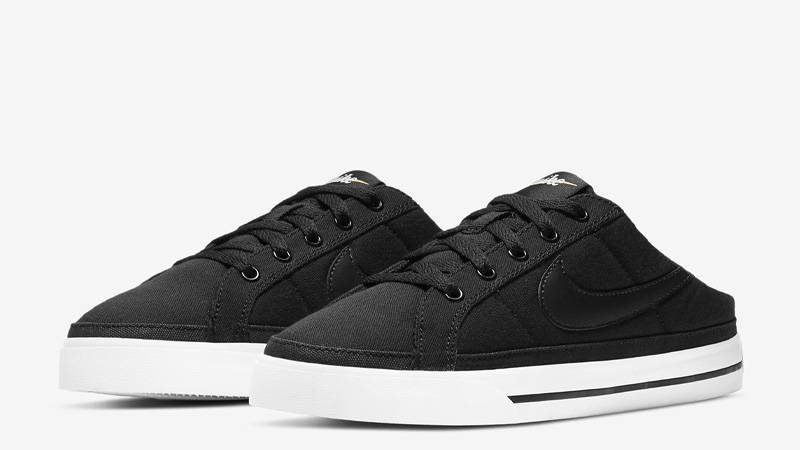 NikeCourt Legacy Mule Black White Front