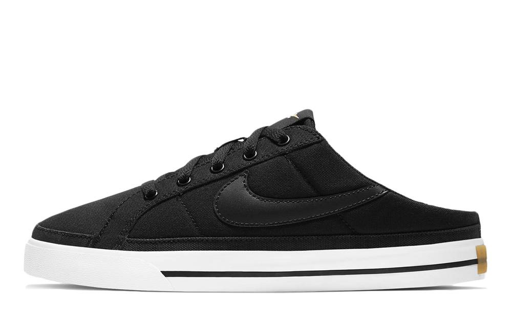 NikeCourt Legacy Mule Black White
