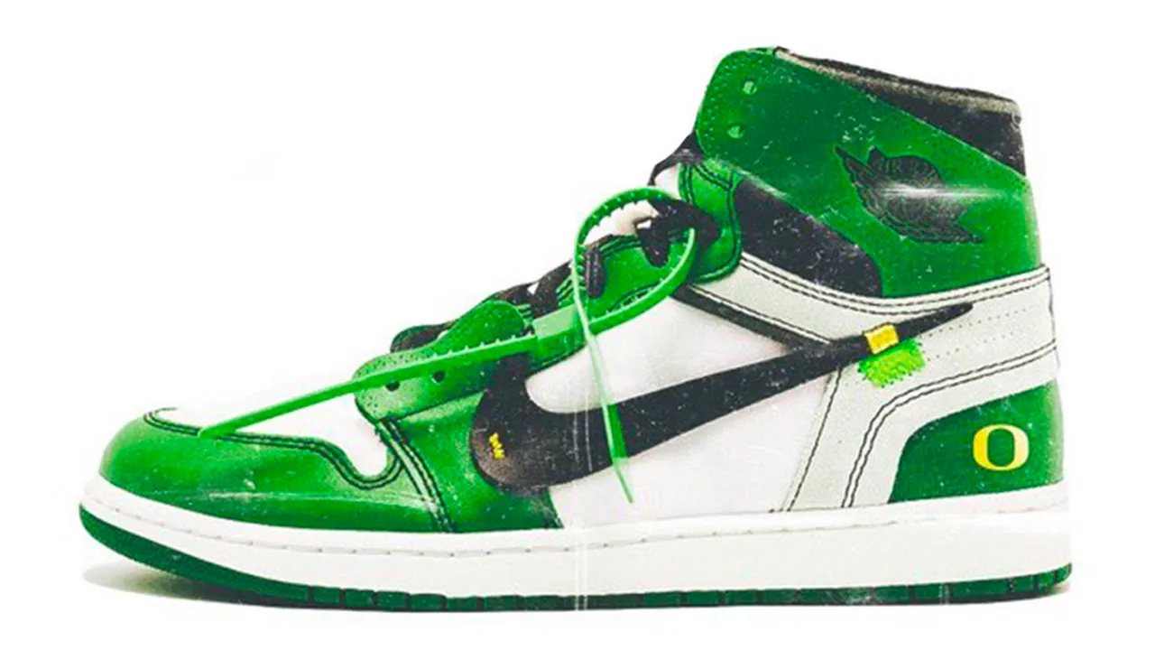 Off white cheap jordan 1 green