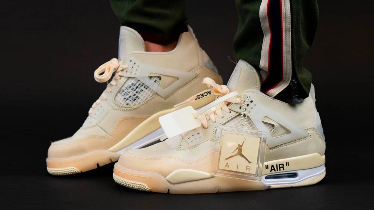 off white jordan 4 sail