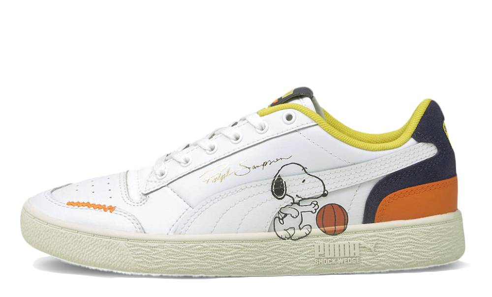 PEANUTS x PUMA Ralph Sampson White Peacoat | Where To Buy | 375516-01