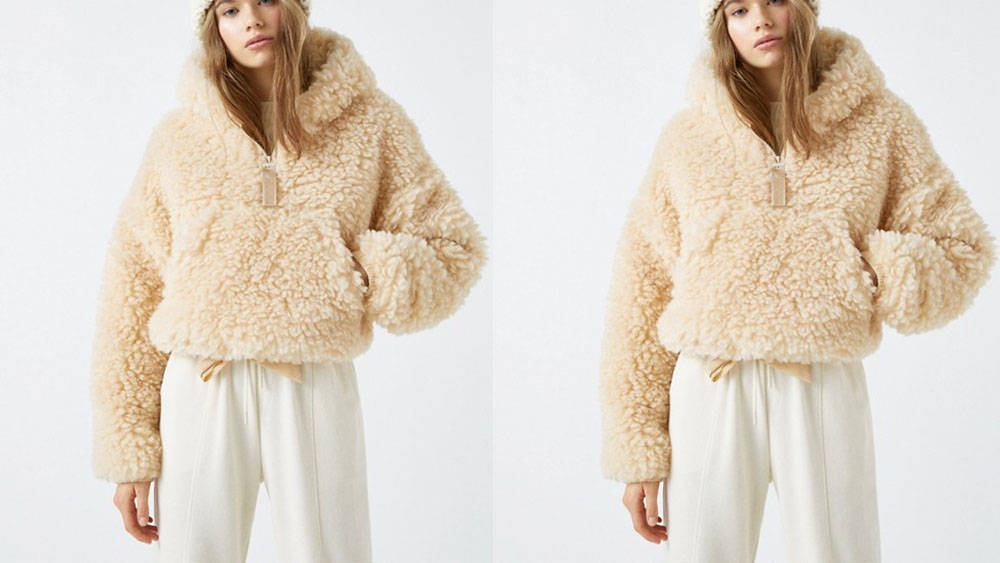 Pull&Bear Copped Gluffy JAcket