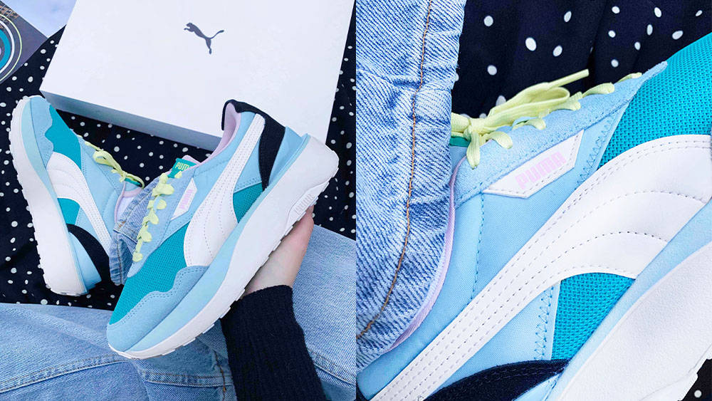 Puma Cruise Rider Green Blue