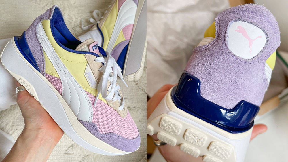 Puma Cruise Rider Yellow Pink Lady