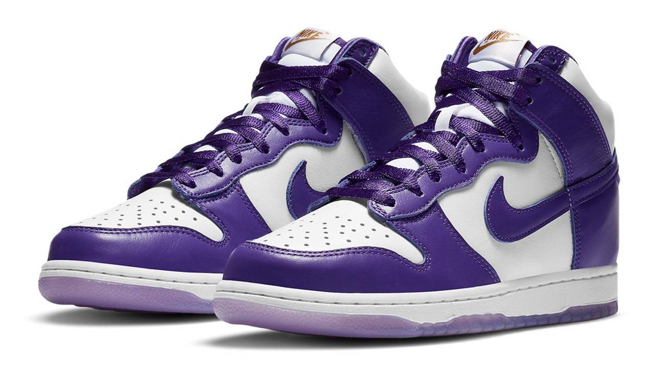 Release Reminder: Don't Miss the Nike Dunk High SP "Varsity Purple"!