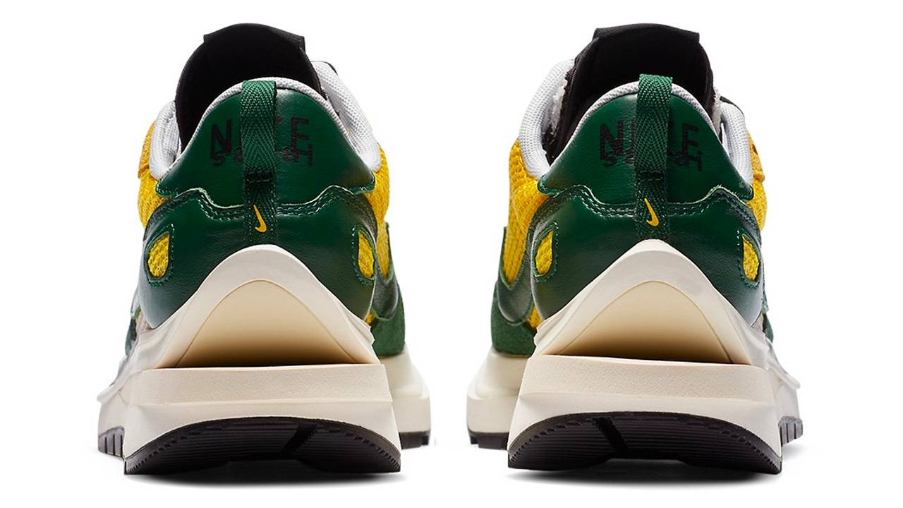 Release Reminder: Don't Miss the sacai x Nike VaporWaffle "Tour Yellow" & "Villain Red"!