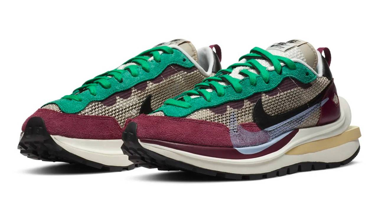 Release Reminder: Don't Miss the sacai x Nike VaporWaffle "Tour Yellow" & "Villain Red"!