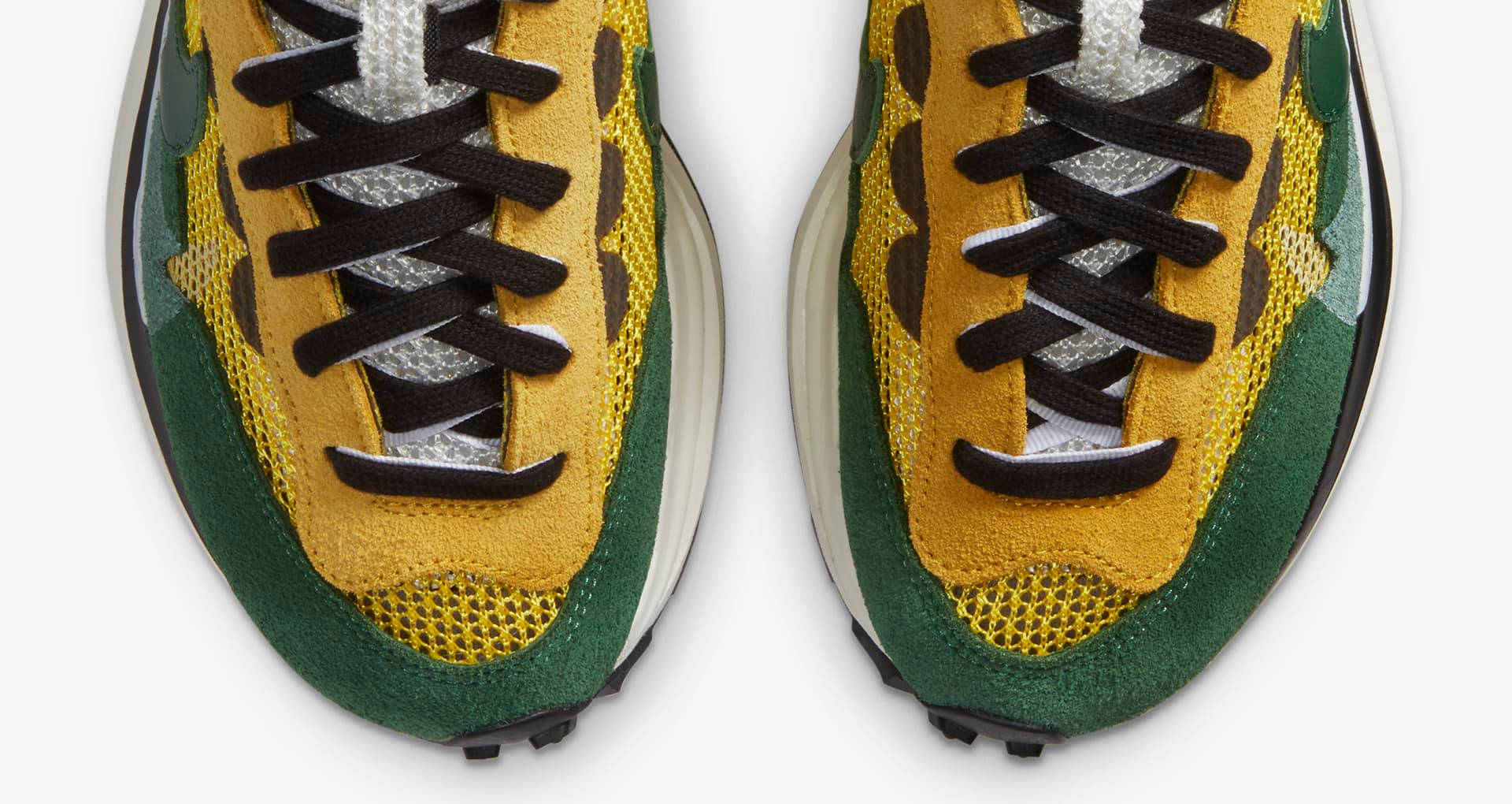 sacai x nike vaporwaffle tour yellow green