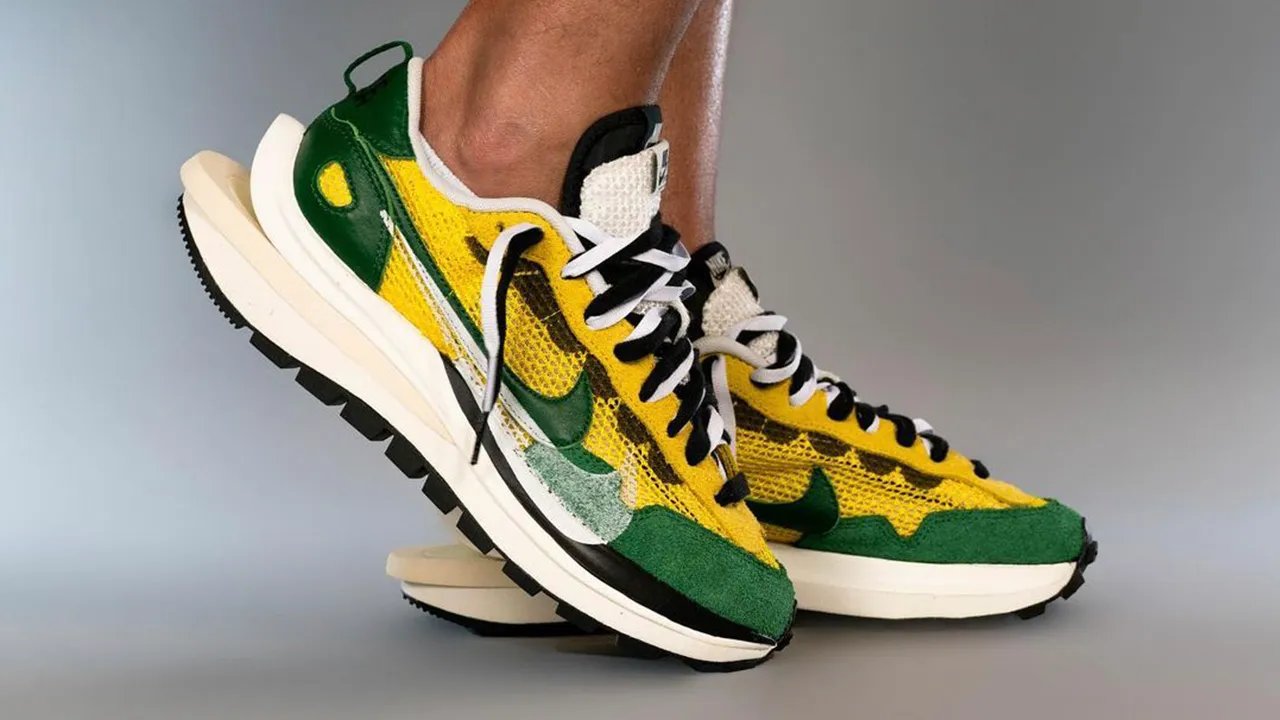 The sacai x Nike VaporWaffle 