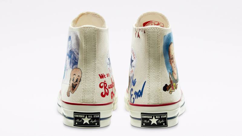 Spencer McMullen x Converse Chuck 70 Artist Series Egret Multi Back
