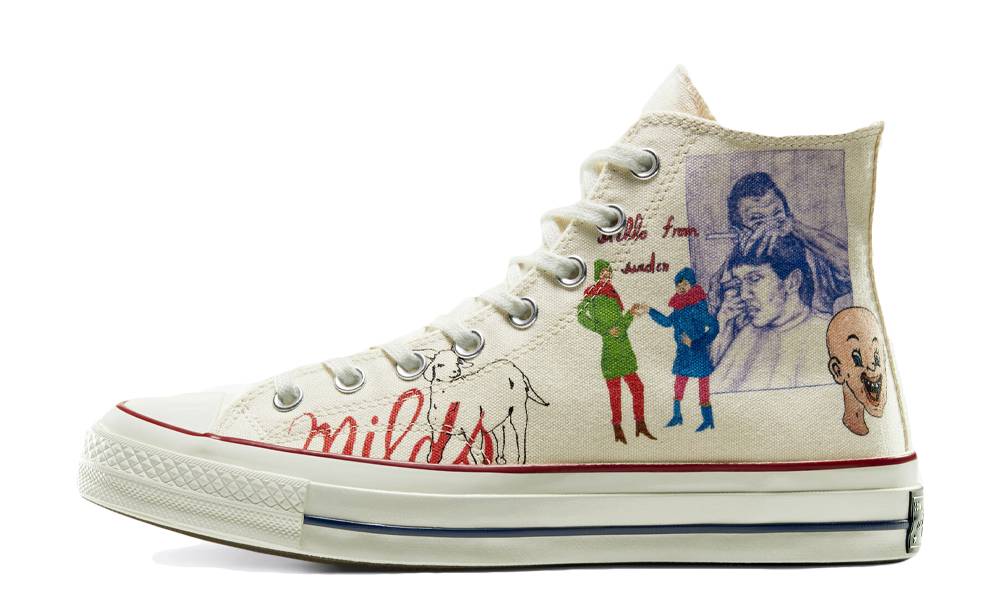 Spencer McMullen x Converse Chuck 70 Artist Series Egret Multi