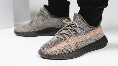 yeezy stone on foot