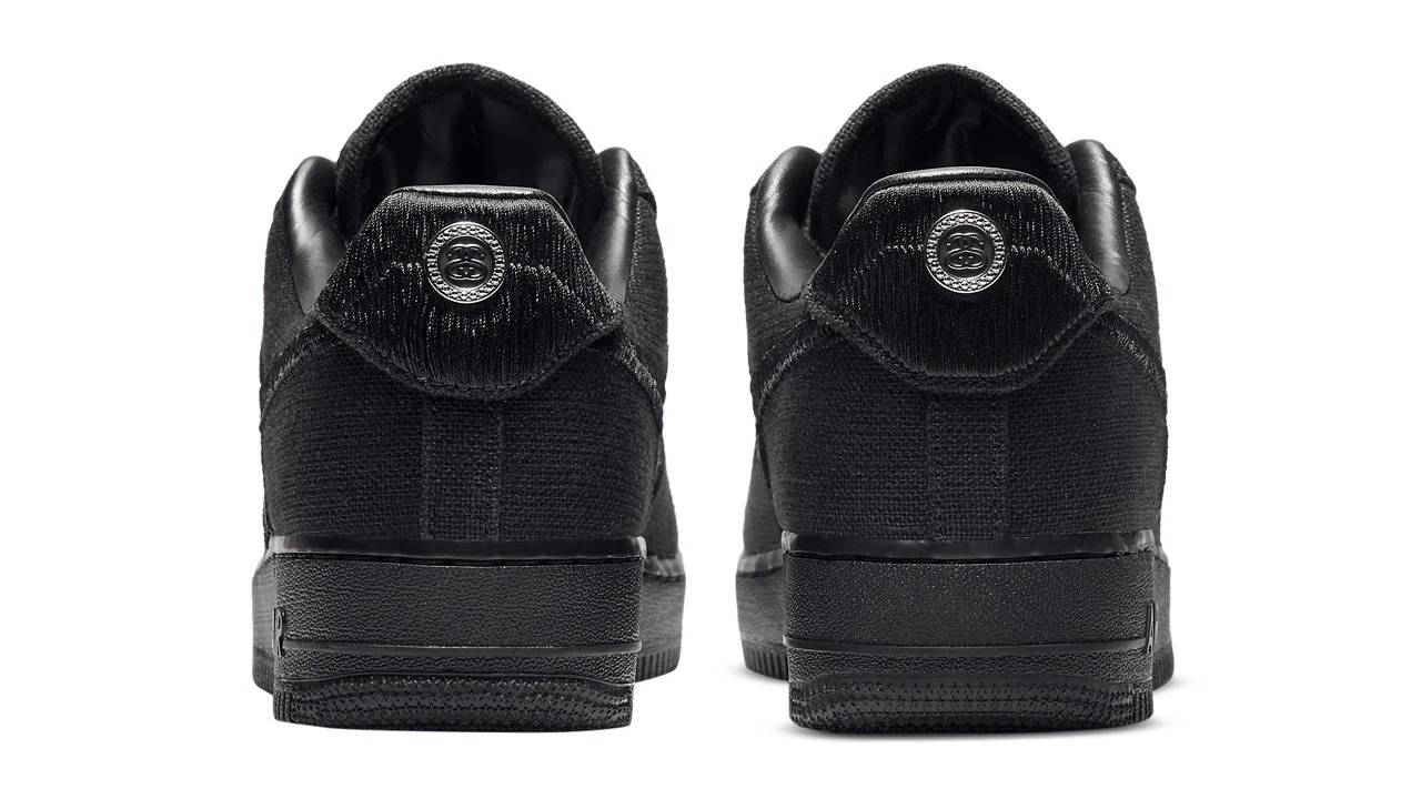 Release Reminder: Don't Miss the Stüssy x Nike Air Force 1 "Black"!
