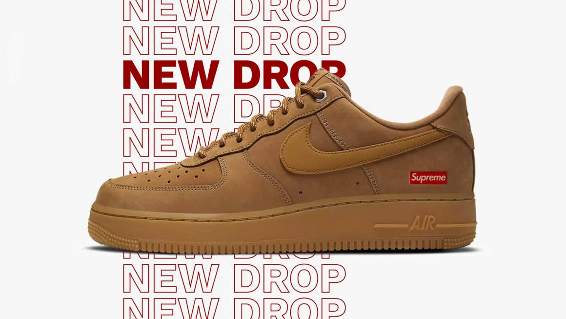 supreme x nike air force 1 flax