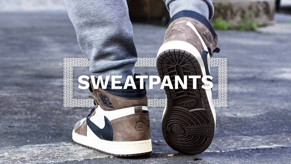 jordan 1 and sweatpants