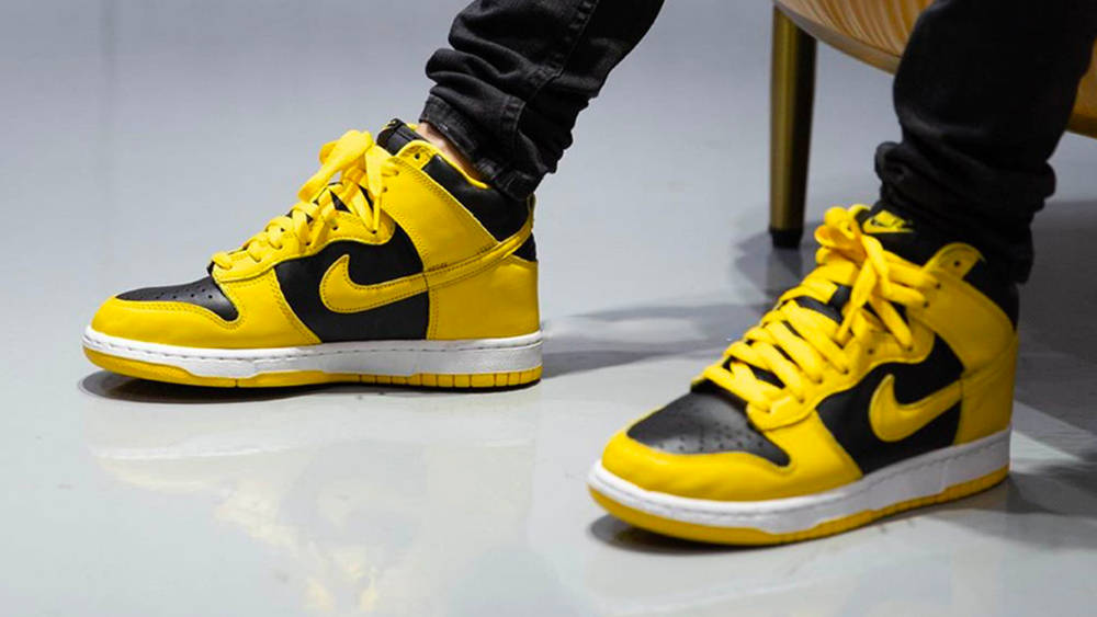 Image via repgod888 Release Reminder: Don't Miss the Nike Dunk High "Varsity Maize"!
