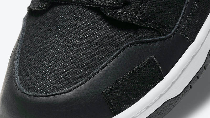 Wasted Youth x Nike SB Dunk Low Black Front Closeup