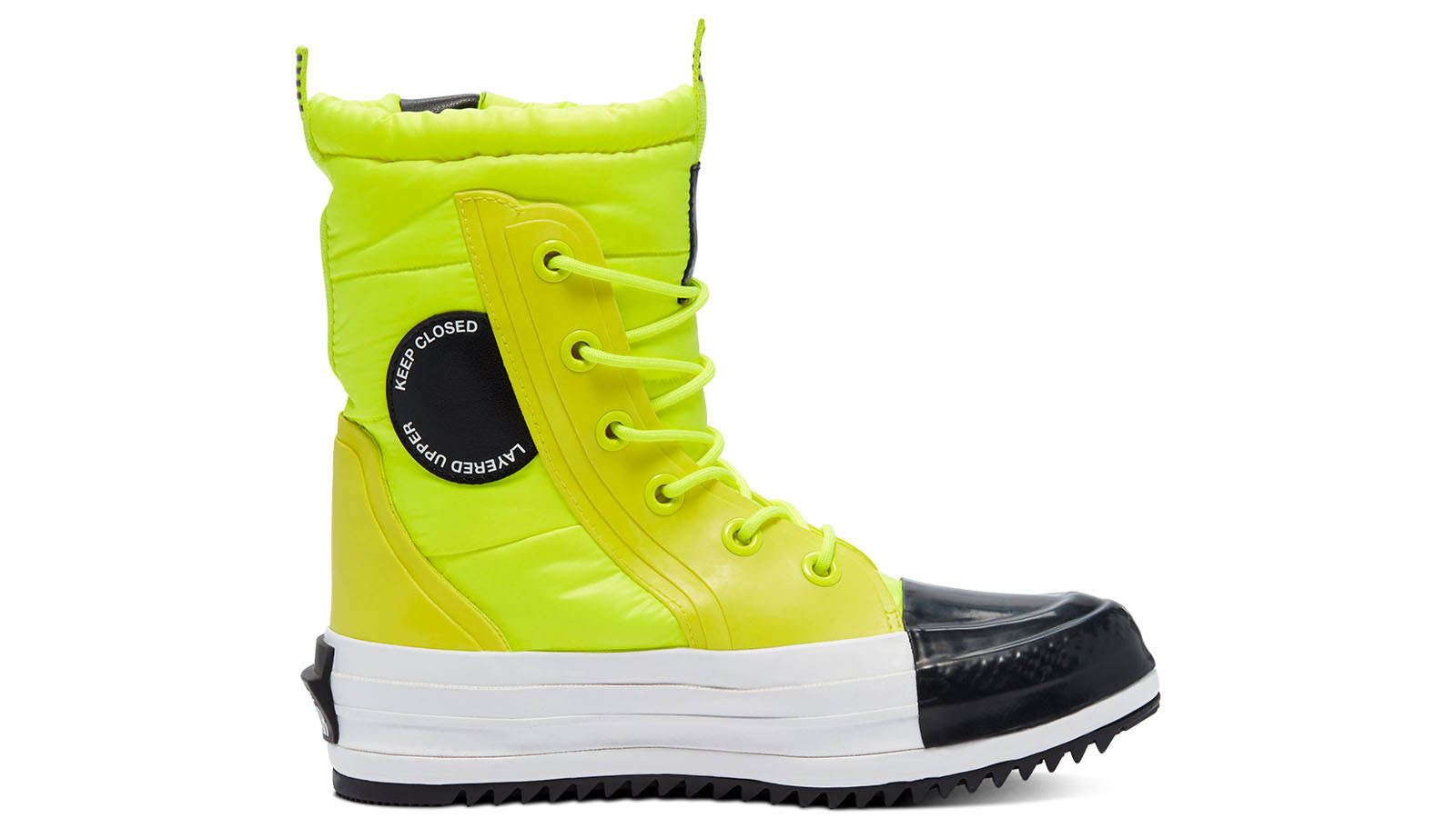 water repellent chuck taylore all star MC boot neon yellow