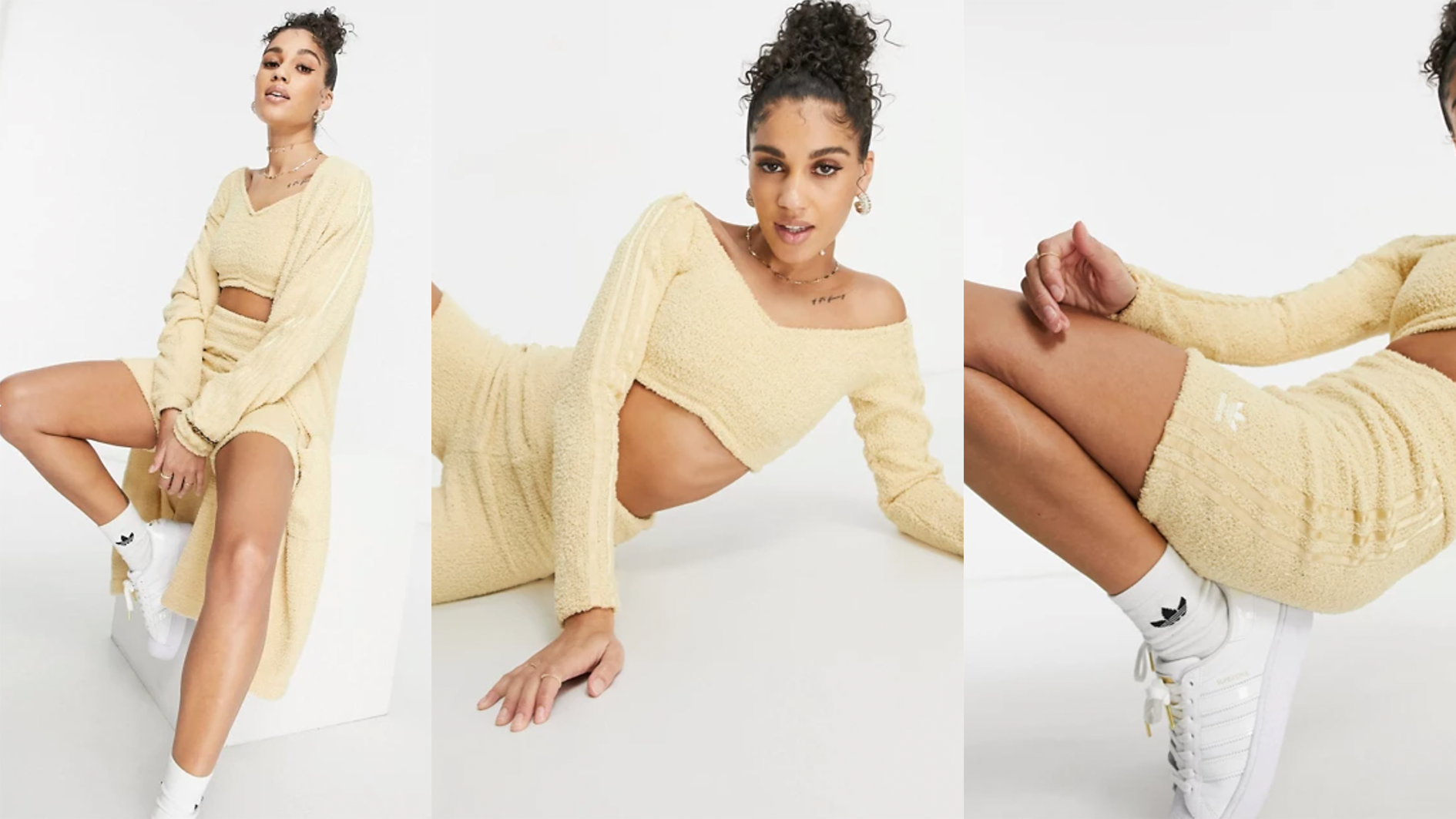 adidas Fluffy Beige Co-ord
