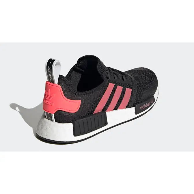 Adidas nmd black outlet and light pink