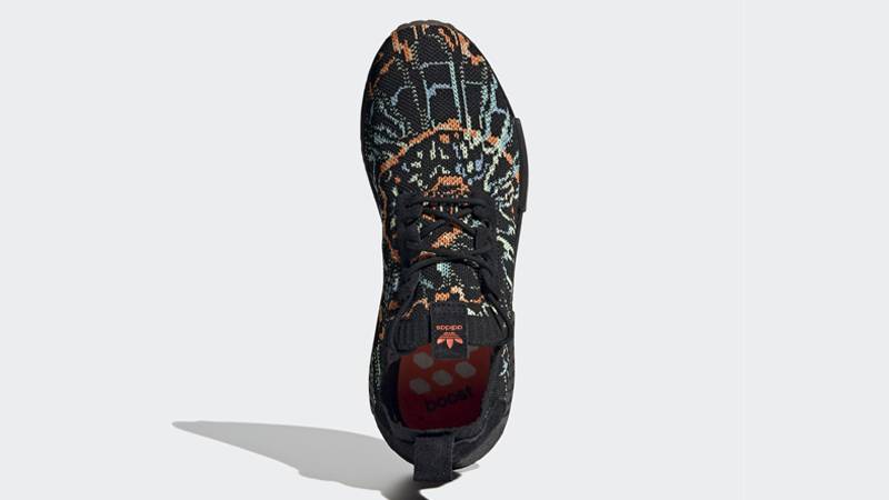 adidas NMD R1 Primeknit Psy Hippie Black Middle
