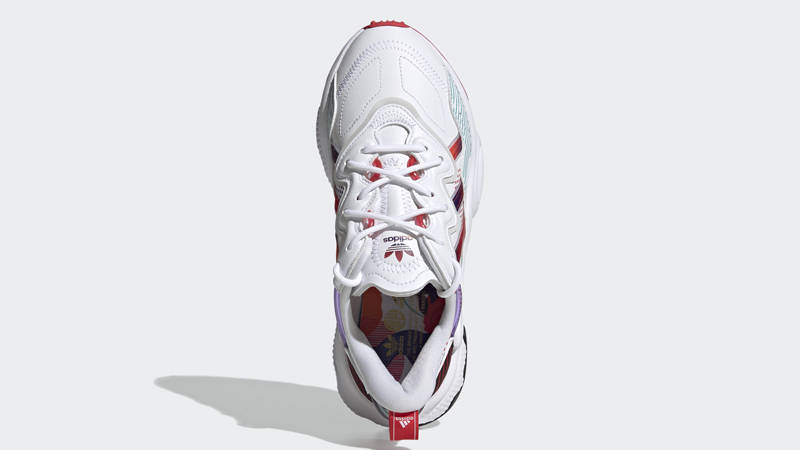 adidas Ozweego Chinese New Year Cloud White Red Middle